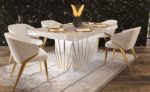 Oro White Dining Room Set By ESF Furniture - Image 10