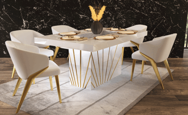 Oro White Dining Room Set By ESF Furniture - Image 10