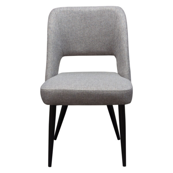 Black Leg Grey Fabric Reveal Chair By Diamond Sofa - Image 3