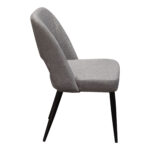 Black Leg Grey Fabric Reveal Chair By Diamond Sofa - Image 4