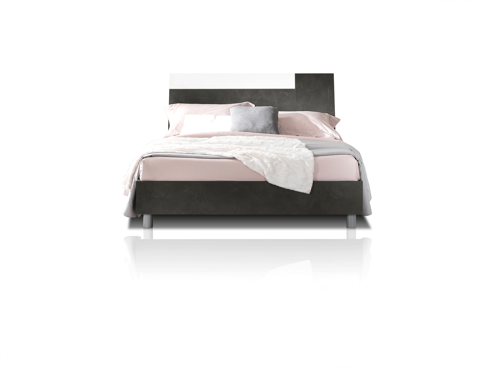 Panarea Qs Bed *need wooden slat frame*