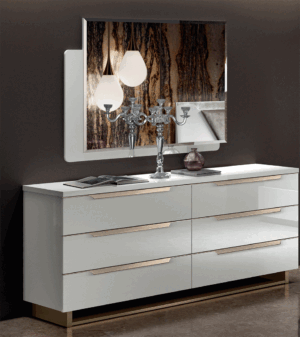 Double Dresser White