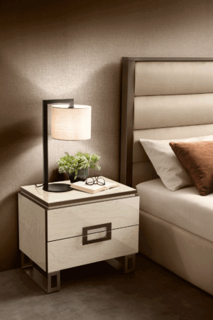 Poesia Nightstand /light grain top/