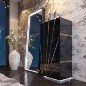 Oro Black Chest w/light