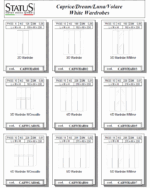 White Status Caprice Bedroom Set Additional Items p6409 By ESF Furniture - Image 7