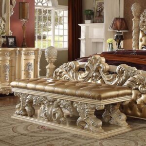 Gold Bench For Bedroom HD-7266