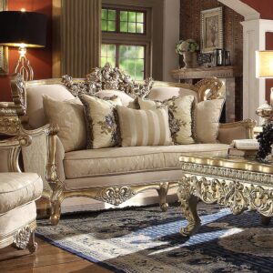 Gold Loveseat HD-04