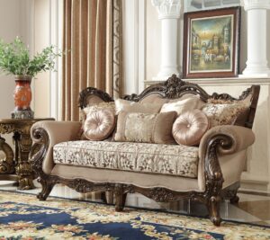 Light Brown Loveseat HD-6935