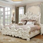 HD-8008I  Bed Ivory BY Homey Design