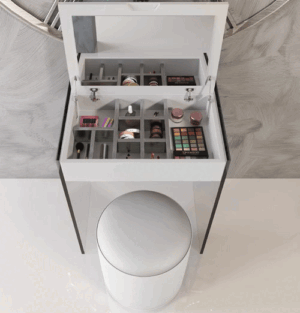 MX46 Vanity Dresser Acrylic legs