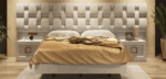 MX63 White Velvet Bedroom Set p12441 By ESF Furniture