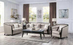 Beige Zemocryss Sofa 54235 by ACME