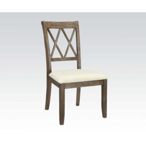 Claudia Side Chair (2Pc) by ACME