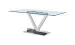 Shiny Zig Zag Dining Table p11614 By ESF Furniture - Image 3