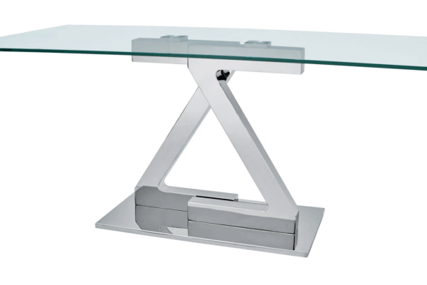 Shiny Zig Zag Dining Table p11614 By ESF Furniture - Image 7