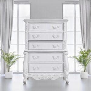 White Drawers Latisha Chest