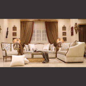 MC-106 Off White Neoclassic Sofa Set