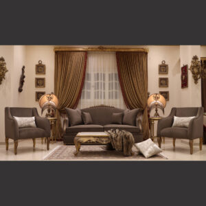 MC-110 Brown Neoclassic Sofa Set
