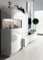 High Gloss Lacquer, Mat Cordoba Wall Unit i17835 By ESF Furniture - Image 3