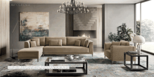 Mood Sectional COMP 4 Penisola (L) + 3 Seater Side Element Maxi (R) in cat. C