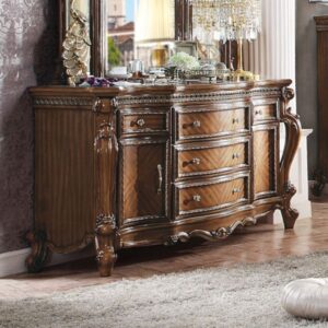 Honey Oak Finish Picardy Dresser 27845 by ACME