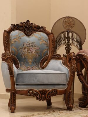 Handmade Hazel Blue Chair