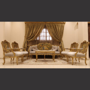 MC-10 moka beige Baroque sofa set