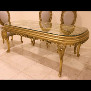 Handmade Bellagio Gold Dining Table
