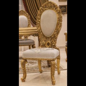 Handmade Bellagio Gold Dining Side Chair