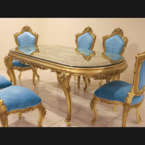 Blue Dining Table
