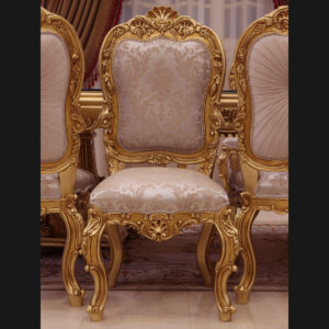 Handmade Palace Gold Dining Side Chair