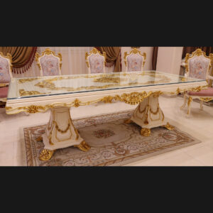 Handmade Bellona White Dinning Table