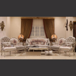 MC-116 Harmonic Tan Rococo Sofa Set