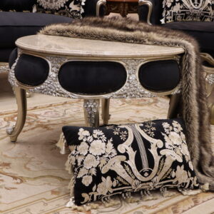 Handmade Ernest Black Silver Coffee Table