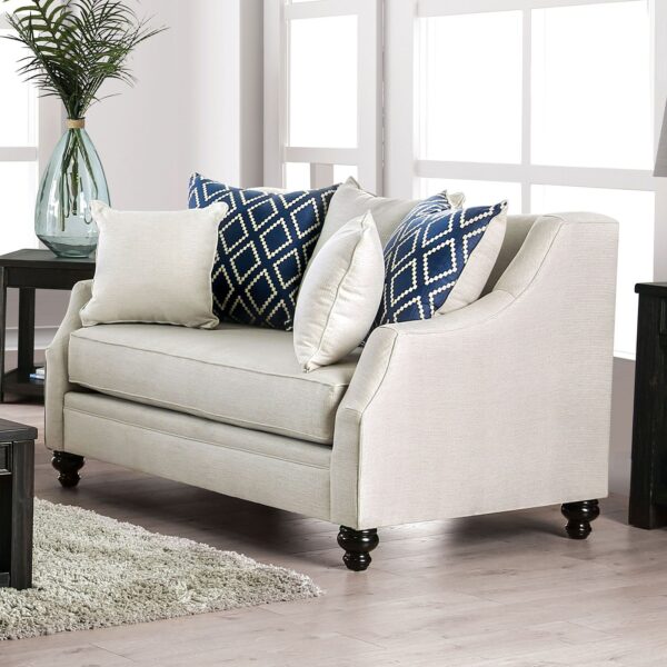 Ivory Nefyn Love Seat SM2669-LV BY Furniture of America - Image 3