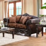 Brown Elpis Love Seat SM6404-LV BY Furniture of America - Image 7