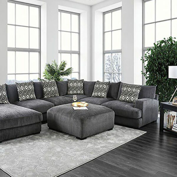 Kaylee U-Sectional w/ Left Chaise CM6587-SECT By Furniture of America - Image 7