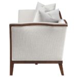 Lorraine Upholstered Sofa with Flared Arms Beige 511191 by Coaster Furniture - Image 6