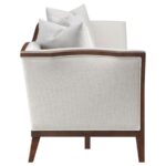 Lorraine Upholstered Sofa with Flared Arms Beige 511191 by Coaster Furniture - Image 7