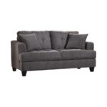 Samuel Tufted Loveseat Charcoal 505176 by Coaster Furniture