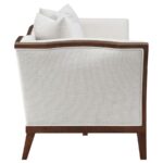 Lorraine Upholstered Loveseat with Flared Arms Beige 511192 by Coaster Furniture - Image 5