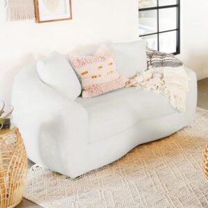 509872 bouclé loveseat