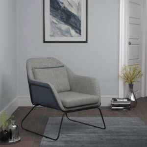 Metal Sled Leg Accent Chair Gray and Blue 903980 by Coaster Furniture