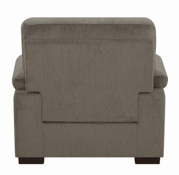 Fairbairn Upholstered Chair Oatmeal 506583 by Coaster Furniture - Image 4