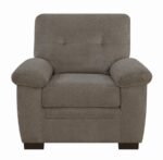 Fairbairn Upholstered Chair Oatmeal 506583 by Coaster Furniture - Image 5