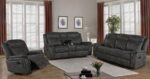 Lawrence Upholstered Tufted Back Motion Sofa 603504 by Coaster Furniture - Image 2