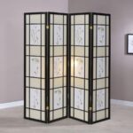 Catabella 4-panel Floral Print Folding Screen Multi-color 4407 by Coaster Furniture - Image 2