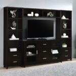 Lewes 4-piece Entertainment Center Cappuccino by 700881-S4 Coaster Furniture - Image 9