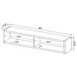 Lewes 4-piece Entertainment Center Cappuccino by 700881-S4 Coaster Furniture - Image 10