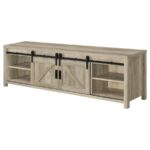 Madra Rectangular TV Console with 2 Sliding Doors 736263 by Coaster Furniture - Image 5